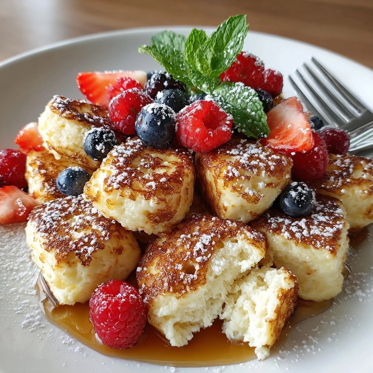 Easy scrambled pancake bites recipe – fluffy breakfast treats, ready in under 20!