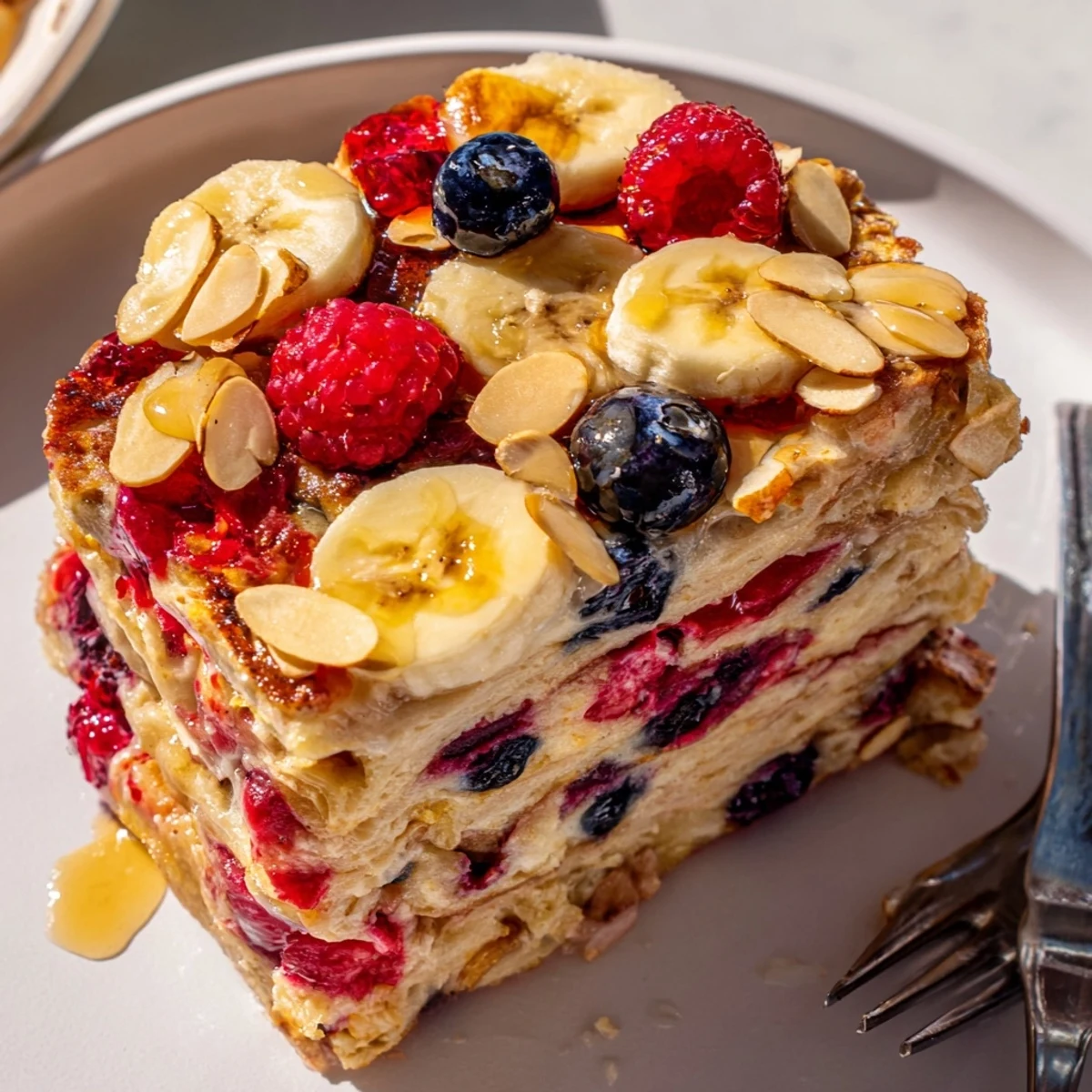 Protein Berry Banana Bake