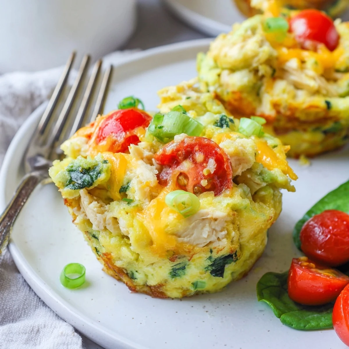 Avocado Ranch Chicken Egg Cups