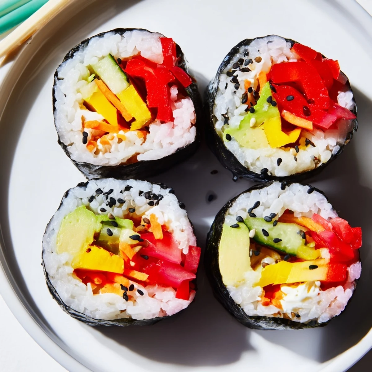 Delicious sushi rolls brimming with seasonal flavors, perfect for festive entertaining and sharing.