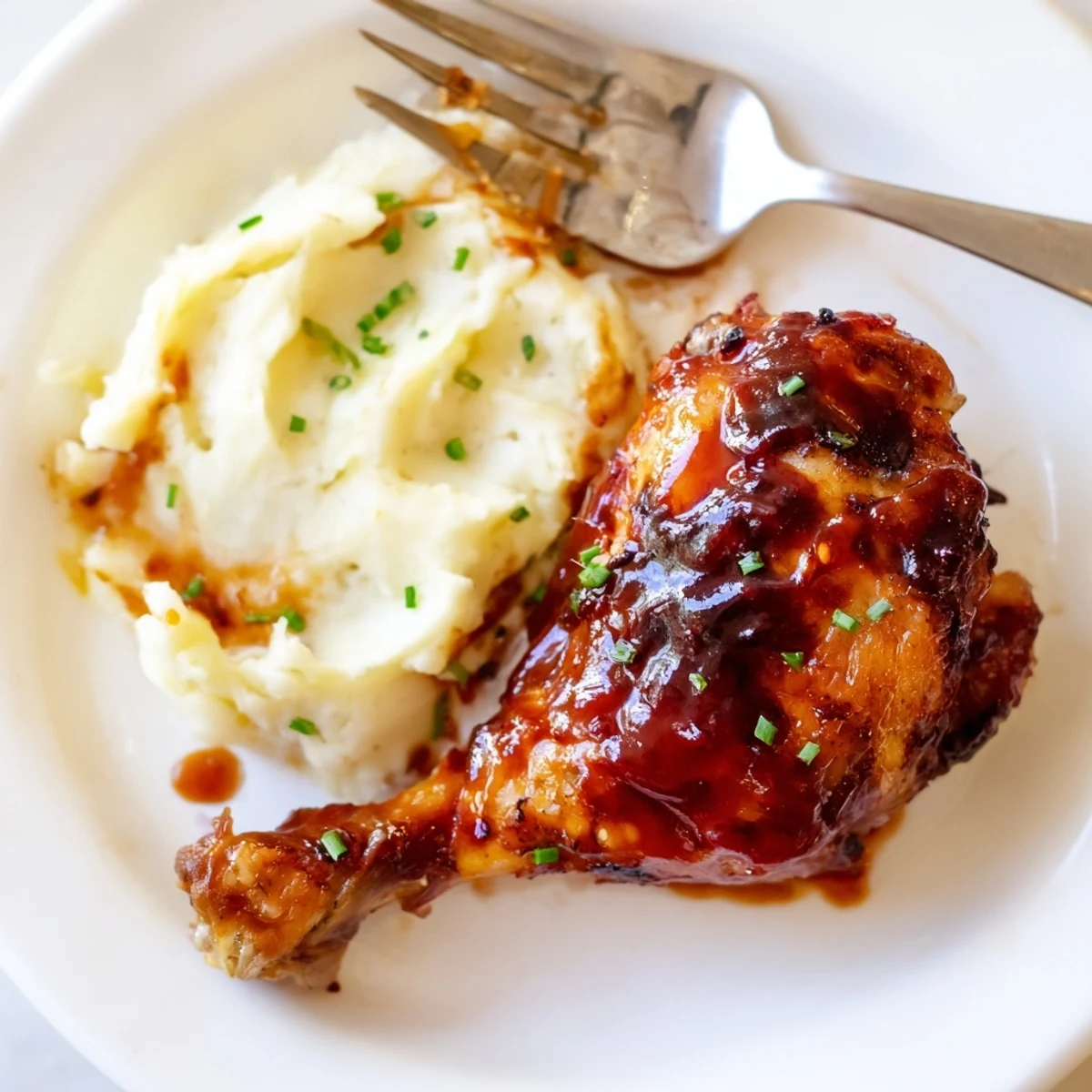 Honey BBQ Chicken Mashed Potatoes