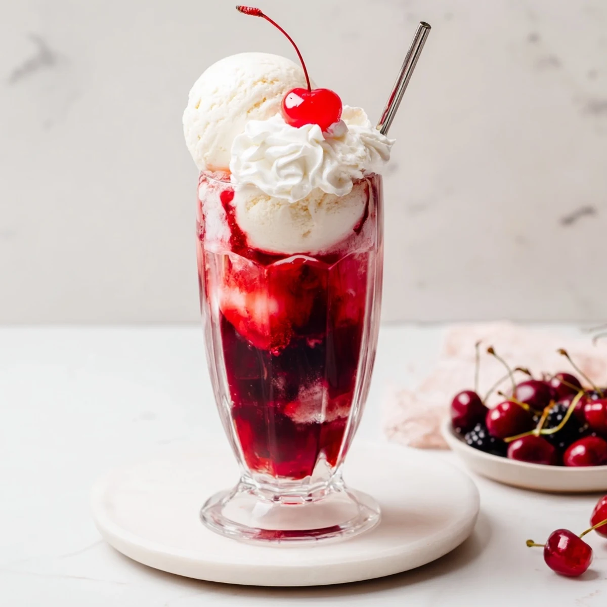 Homemade Fruit Soda Floats