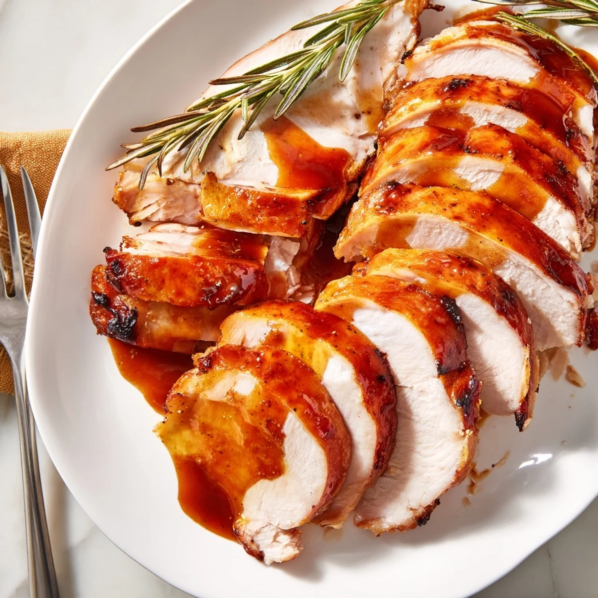 Limoncello Glazed Turkey Breast