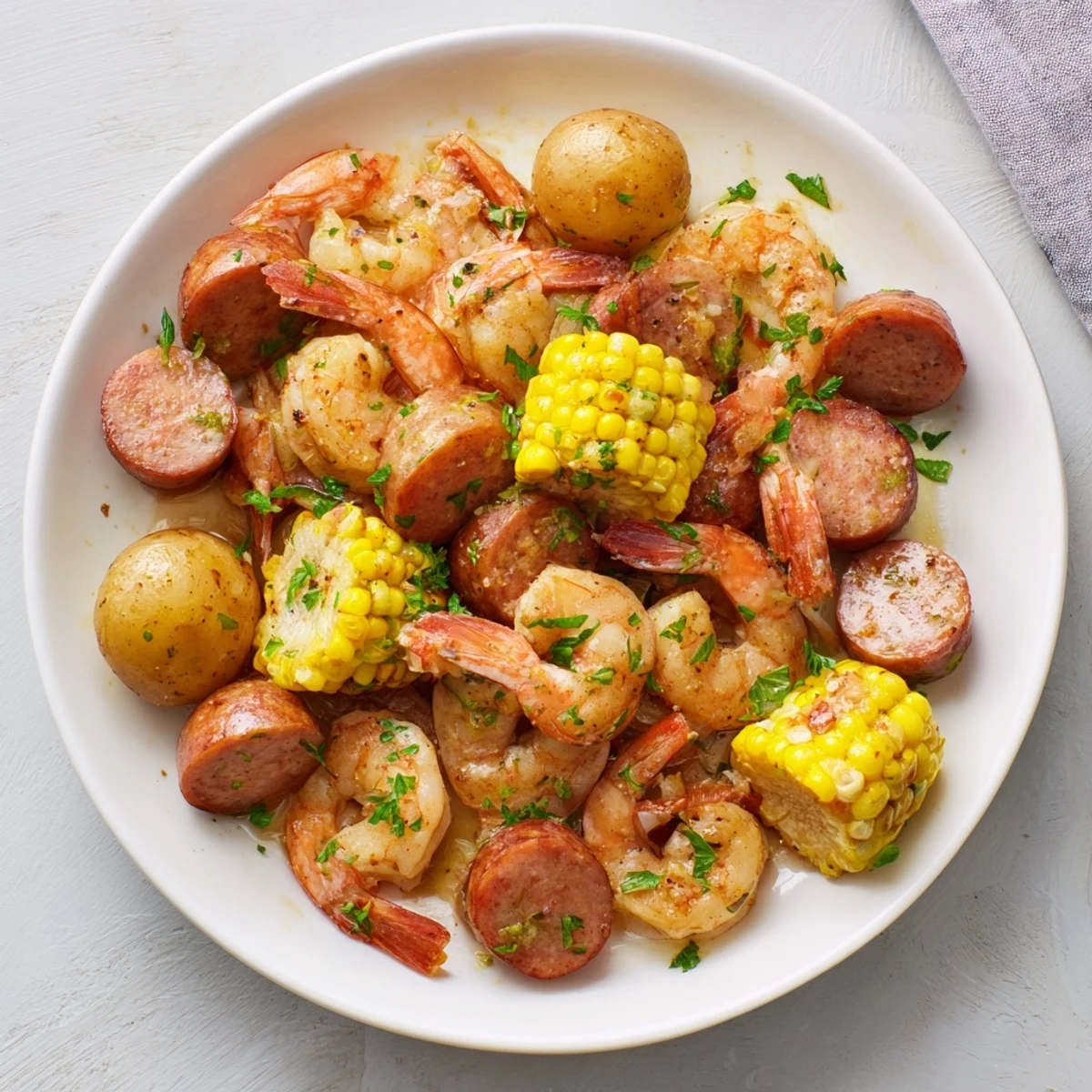 NYE Sheet Pan Shrimp Boil