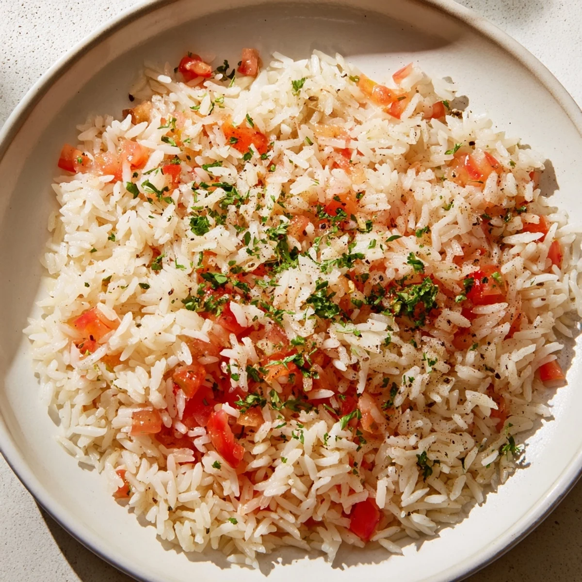 Tomato Rice Skillet Dinner