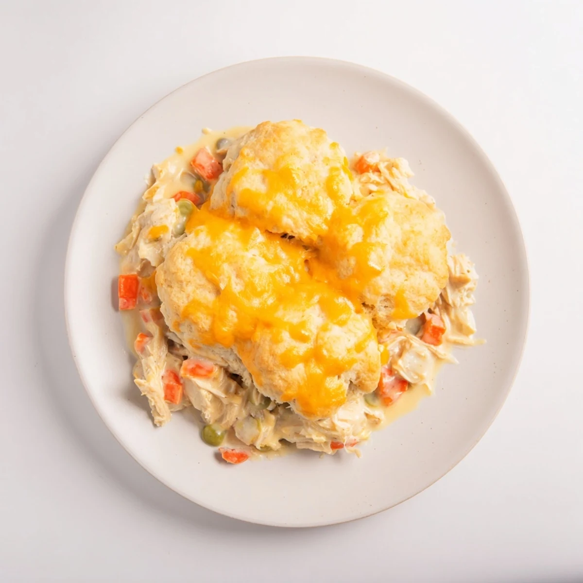 Easy One-Pan Chicken Cobbler, a savory American comfort food dinner ready in under an hour.