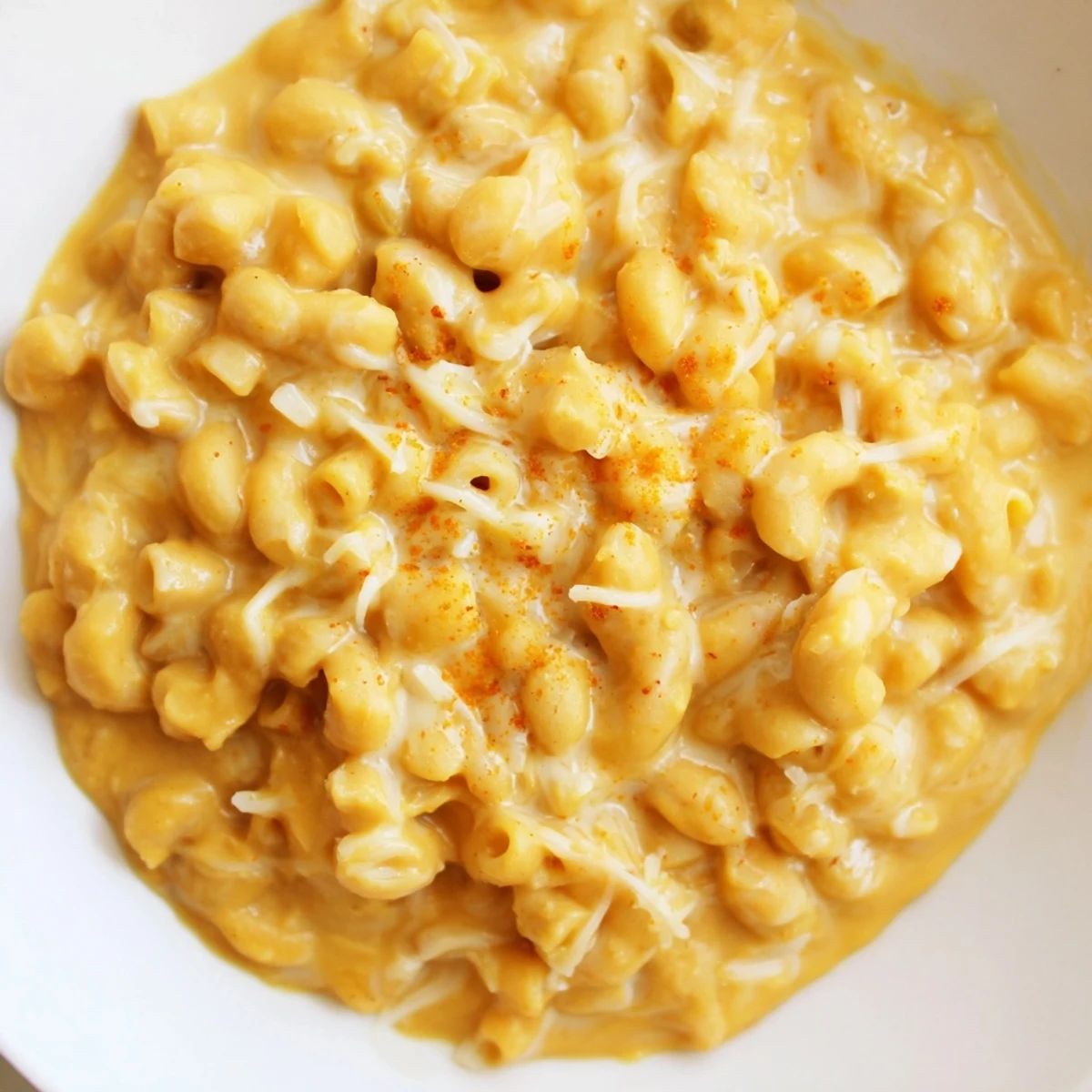 Golden, cheesy one-pot butternut squash mac & cheese, swirled with tender squash for a flavorful meal.
