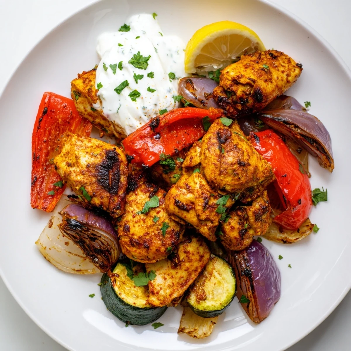 Sheet Pan Chicken Shawarma