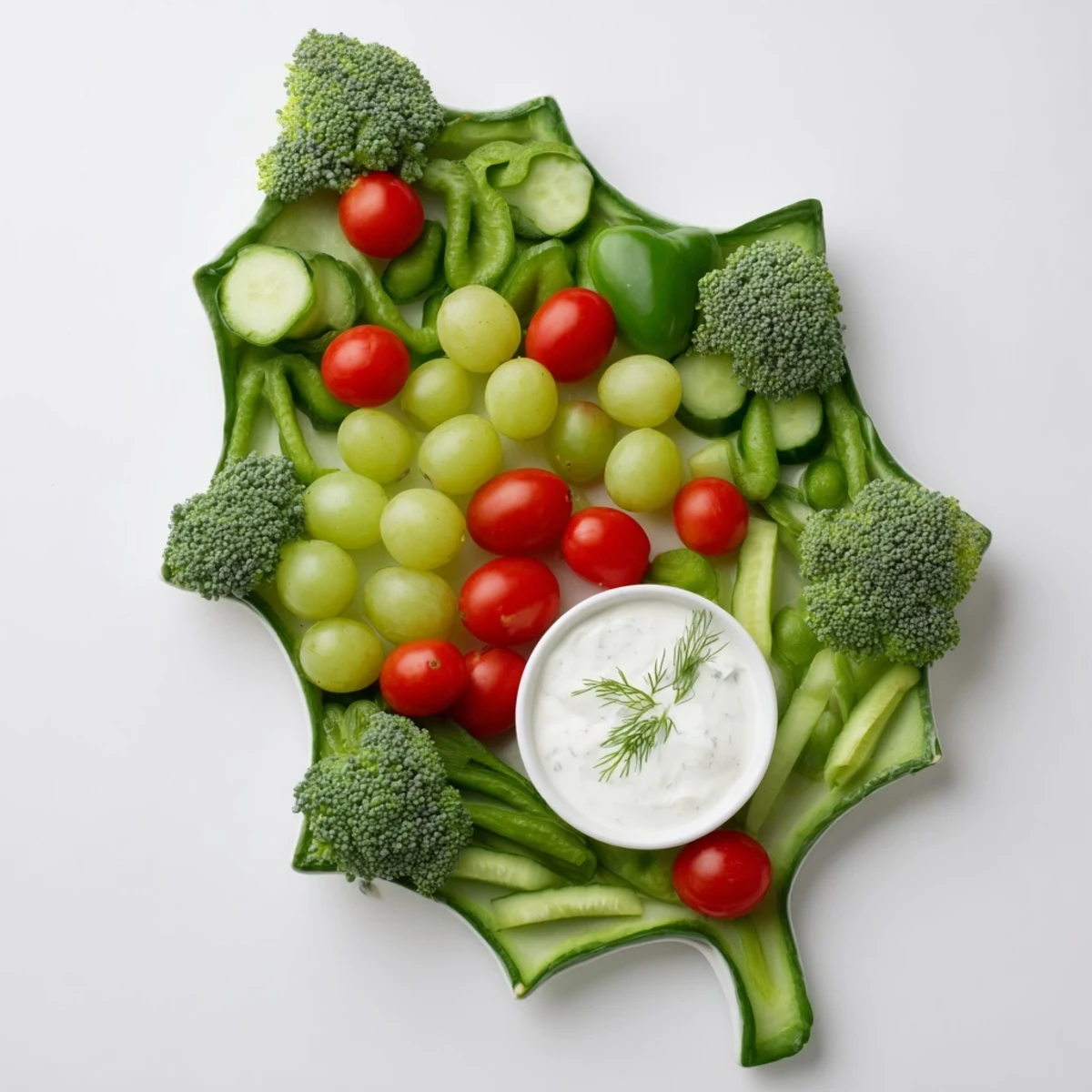 Holly Leaf Veggie Board