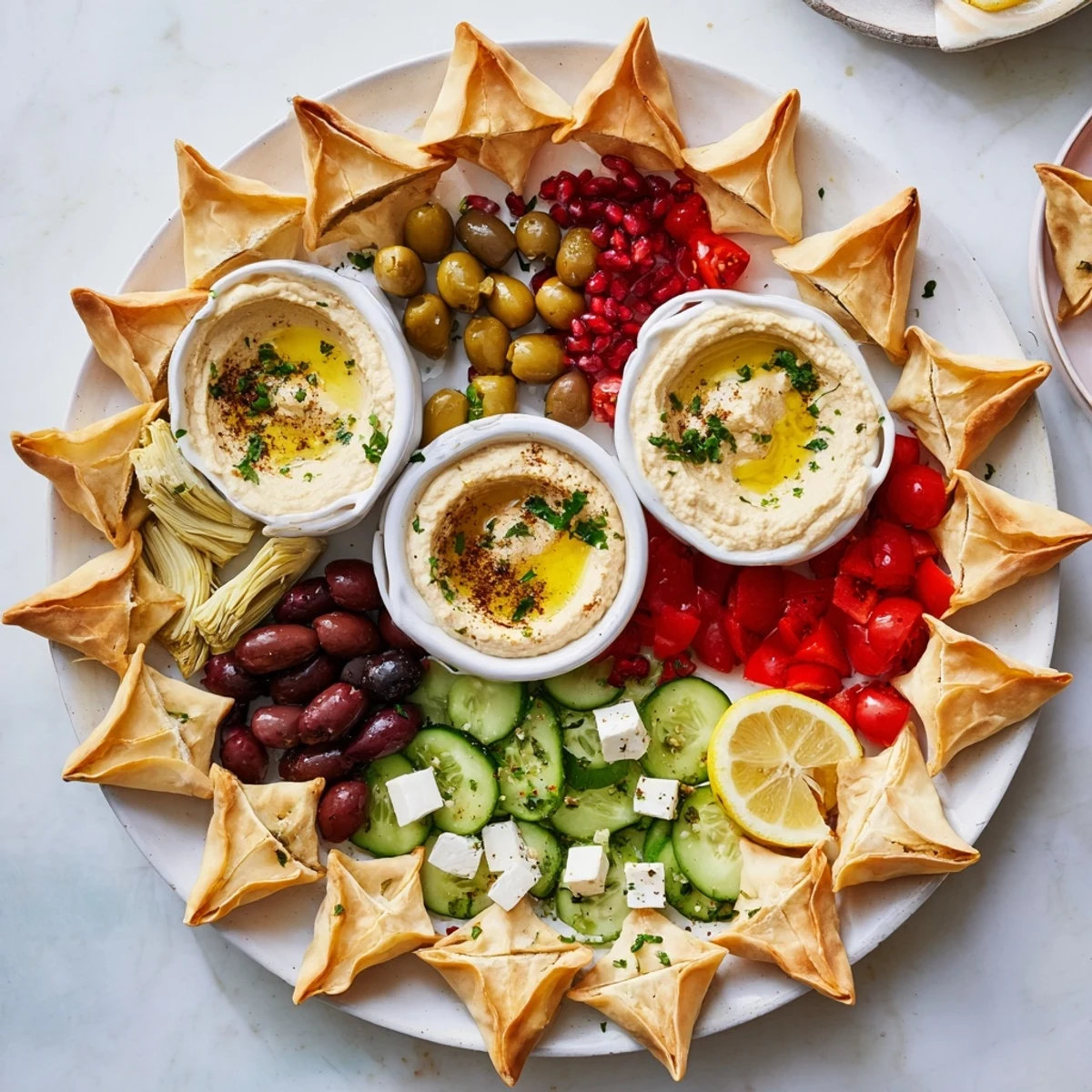Three Kings Star Pita Board