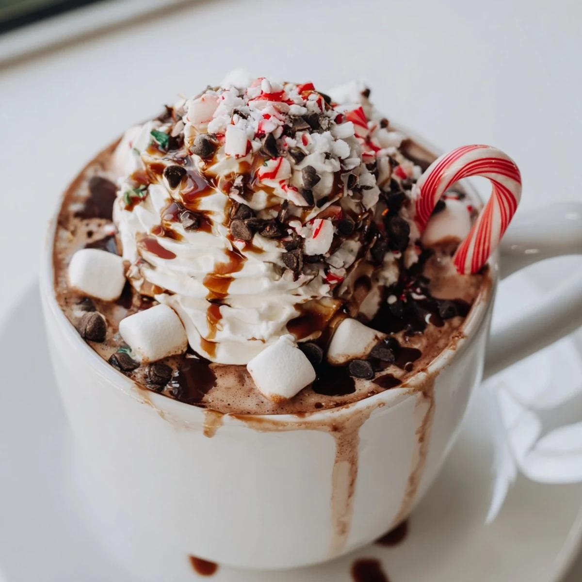 Rich Reindeer Hot Cocoa Bar, inviting guests to create their ultimate warm holiday drink masterpiece.
