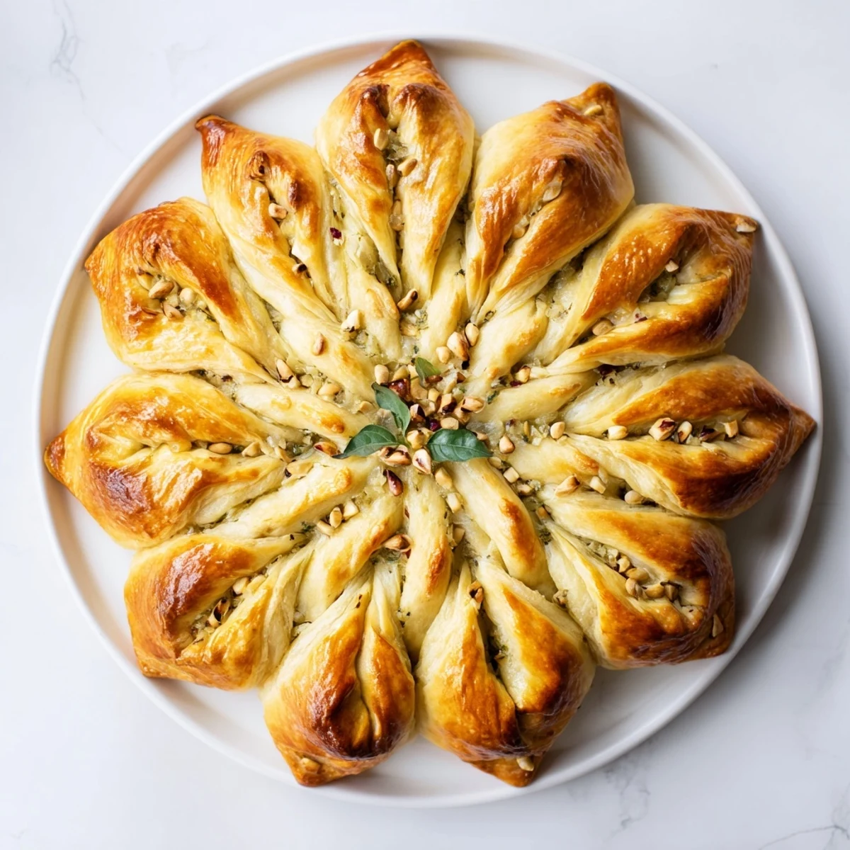 Poinsettia Puff Pastry