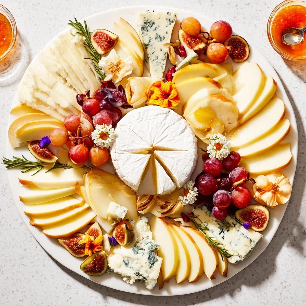 Festive Star of Bethlehem Cheese Platter, a visually appealing arrangement ready for your party, is perfect!