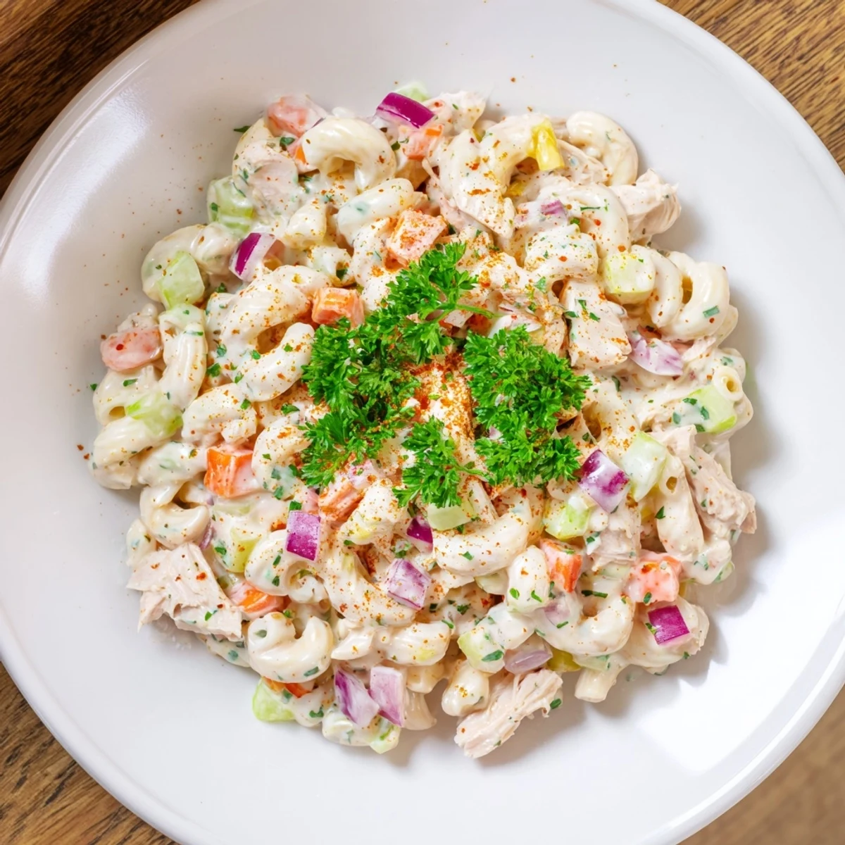 Chicken Macaroni Holiday Salad