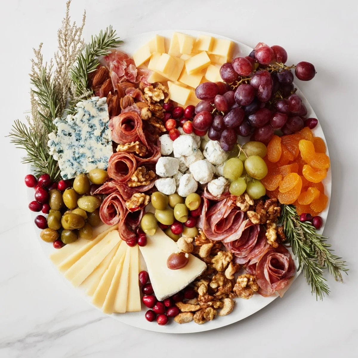 Holiday Wreath Cheese Platter