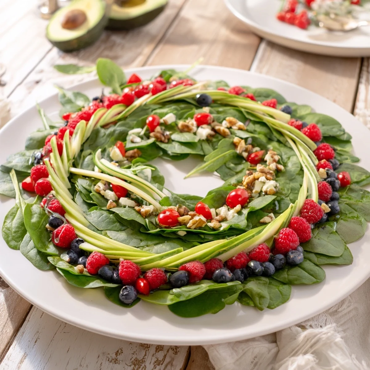 Fibonacci Fan Fresh Salad