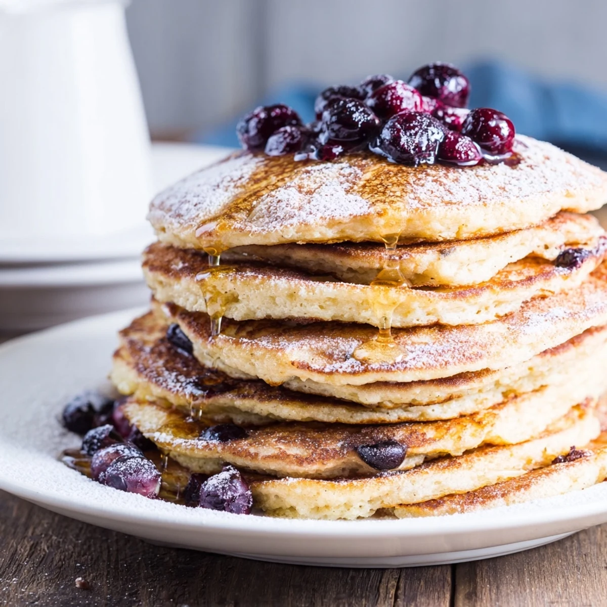 These easy-to-make, one-bowl scrambled pancakes are beautifully golden, with soft, creamy curds.