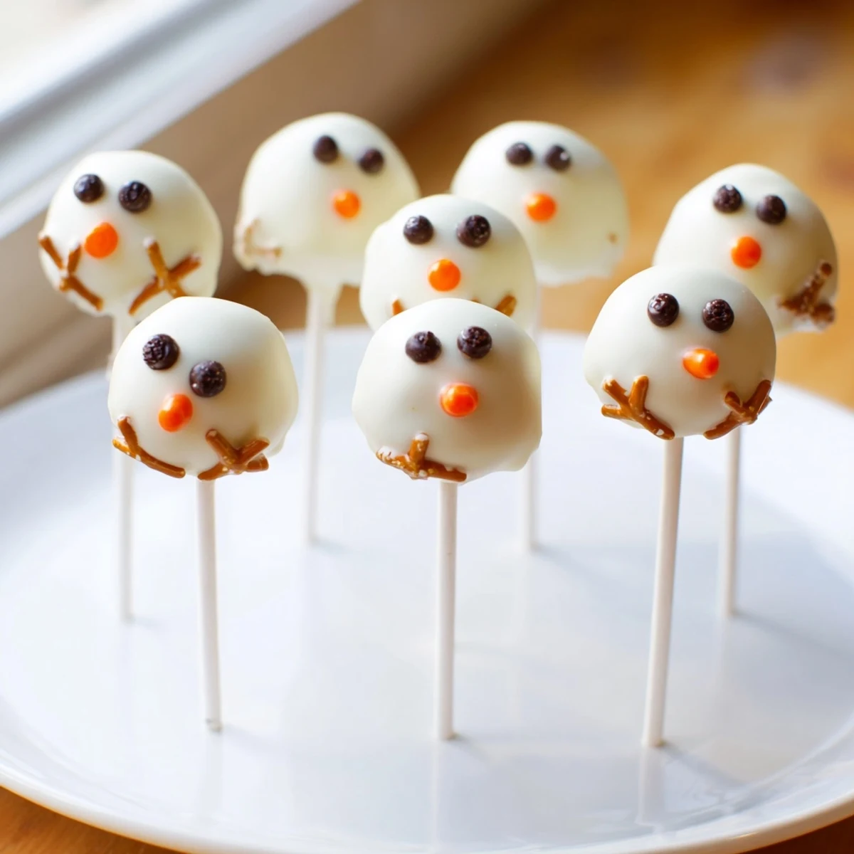 Oreo Snowman Cake Pops