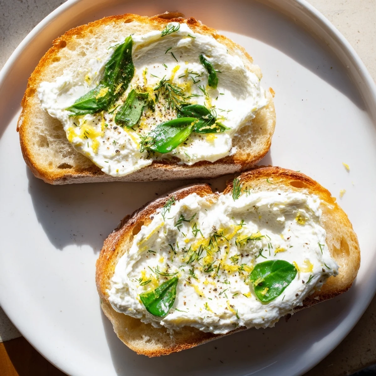 Whipped Feta Spring Grilled Cheese sandwich, golden-brown and oozing, perfect for a cozy springtime meal.