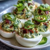 Guacamole Stuffed Deviled Eggs