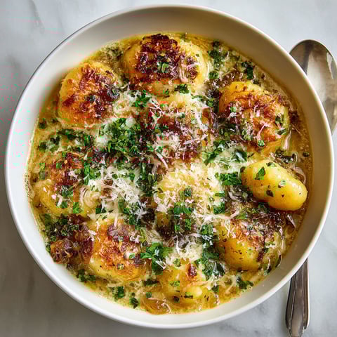 A bowl of food with a spoon in it.