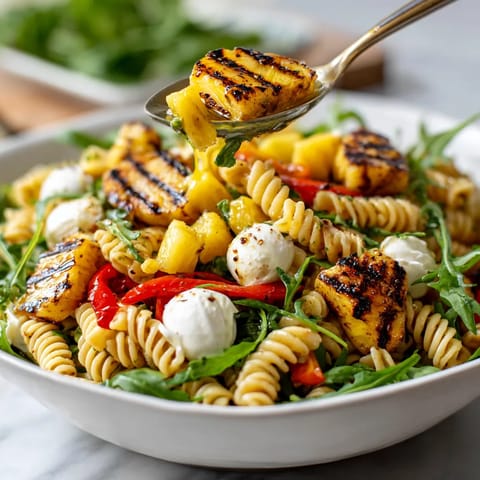 A spoon is scooping up food from a bowl.