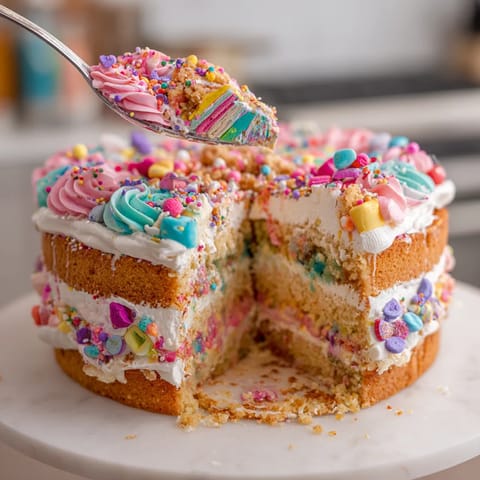 A slice of cake with a fork in it.