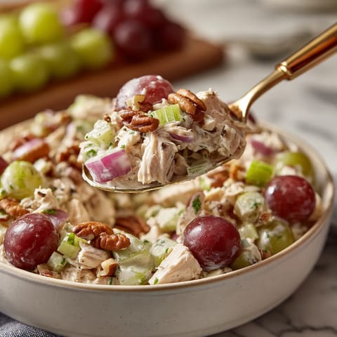A spoon is scooping food from a bowl.