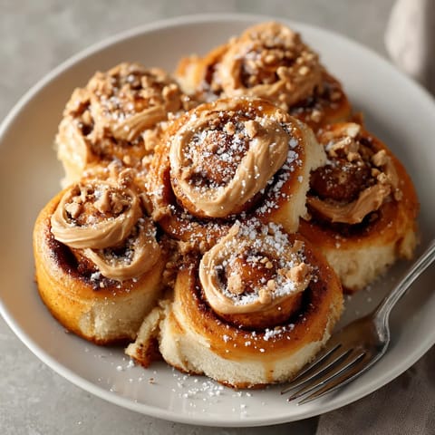 A plate of food with a fork on the side.