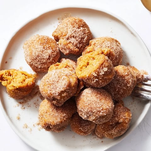 Ginger-Spiced Pumpkin Muffin Fritters