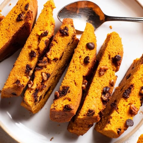 Pumpkin Muffin Biscotti Dippers