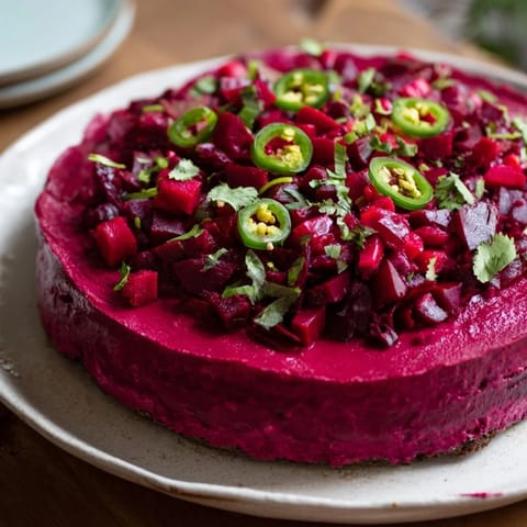 Creamy Spiced Cranberry Jalapeño Cream Cheese Dip served with crackers for easy snacking at parties.