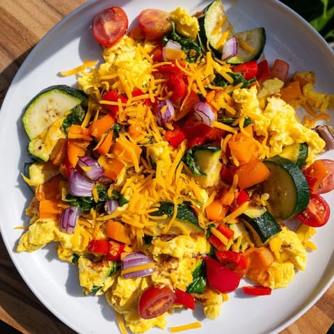 Egg Veggie Sheet Scramble