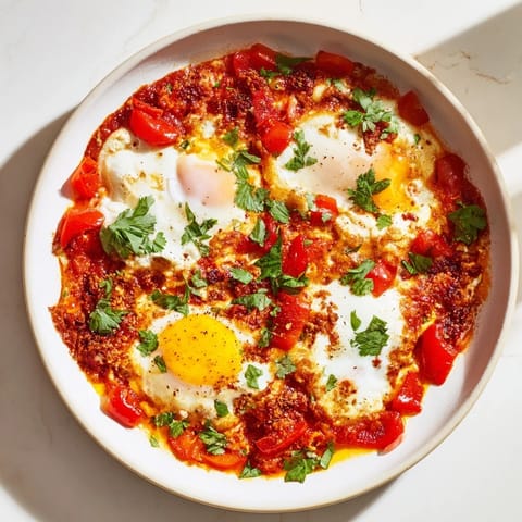 Savoury Baked Eggs Tomato