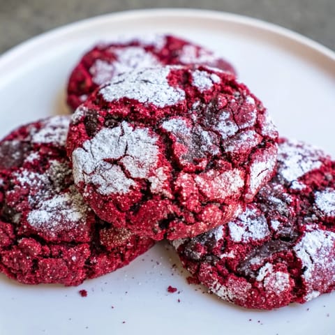 Red Velvet Chocolate Crinkle