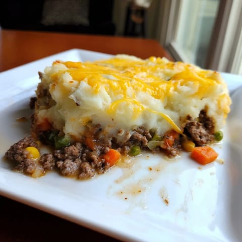 Budget Shepherds Pie Cheesy Topping