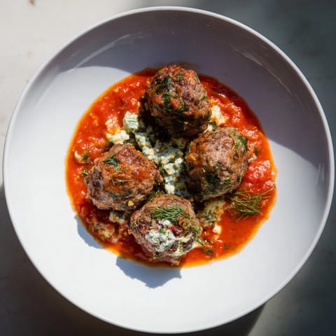 Instant Pot Greek Meatballs