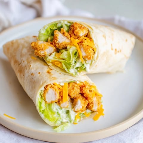 Crispy Chicken Ranch Wrap