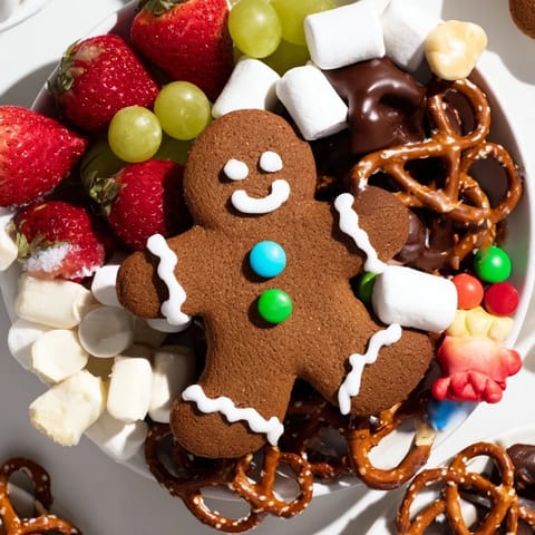 Festive Gingerbread Man Board
