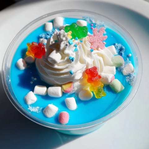 Snow Globe Jello Cups