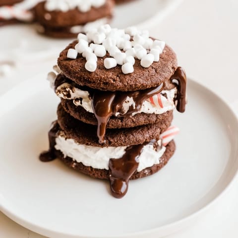 Hot Cocoa Cookie Stack