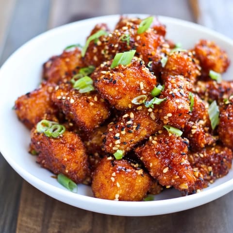 Honey Sriracha Chicken Bites