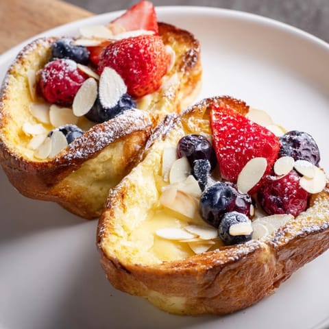Custard Toast Breakfast Delight