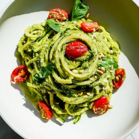 Avocado Pesto Zoodles