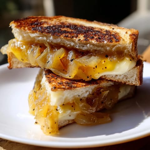 Caramelized Onion Grilled Cheese