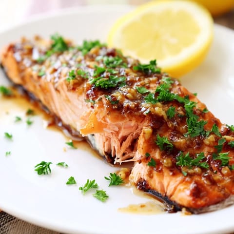 Honey Garlic Glazed Salmon