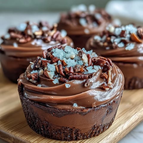 Vegan Chocolate Avocado Mousse Cups