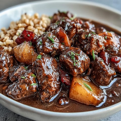 Guinness Beef Barley Stew