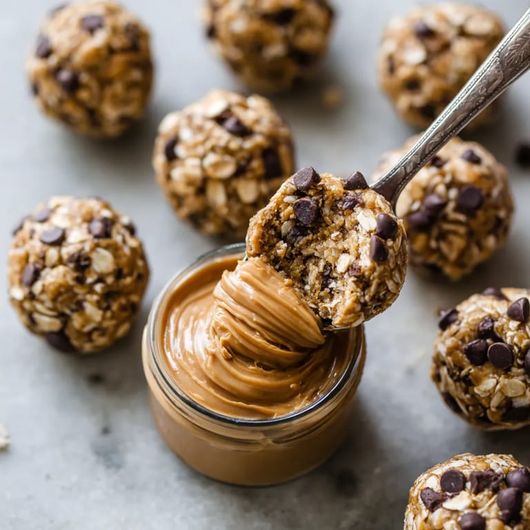 A jar of peanut butter with a spoon in it.