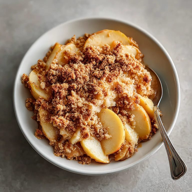 A bowl of food with a spoon in it.